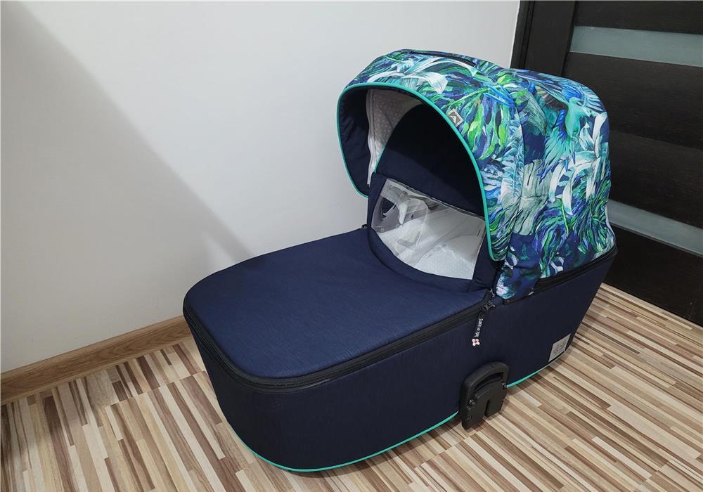 Vand Carucior 3 in 1 (scoica, landou, sport) Adamex Reggio albastru