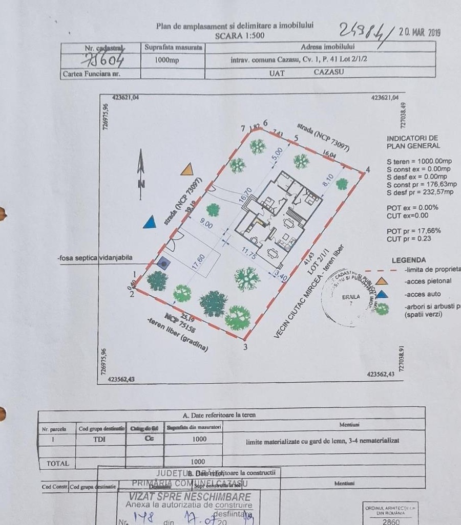 Vând casa în Cazasu 260mp utili