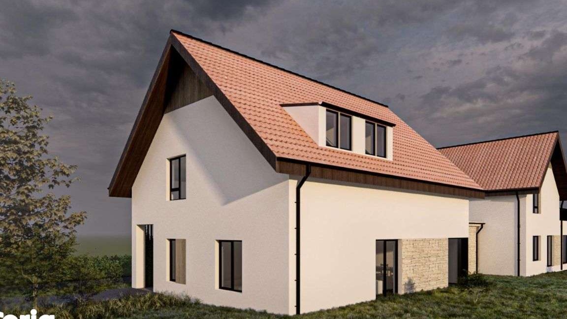 Vand casa in satul Gheorgheni, teren 500mp