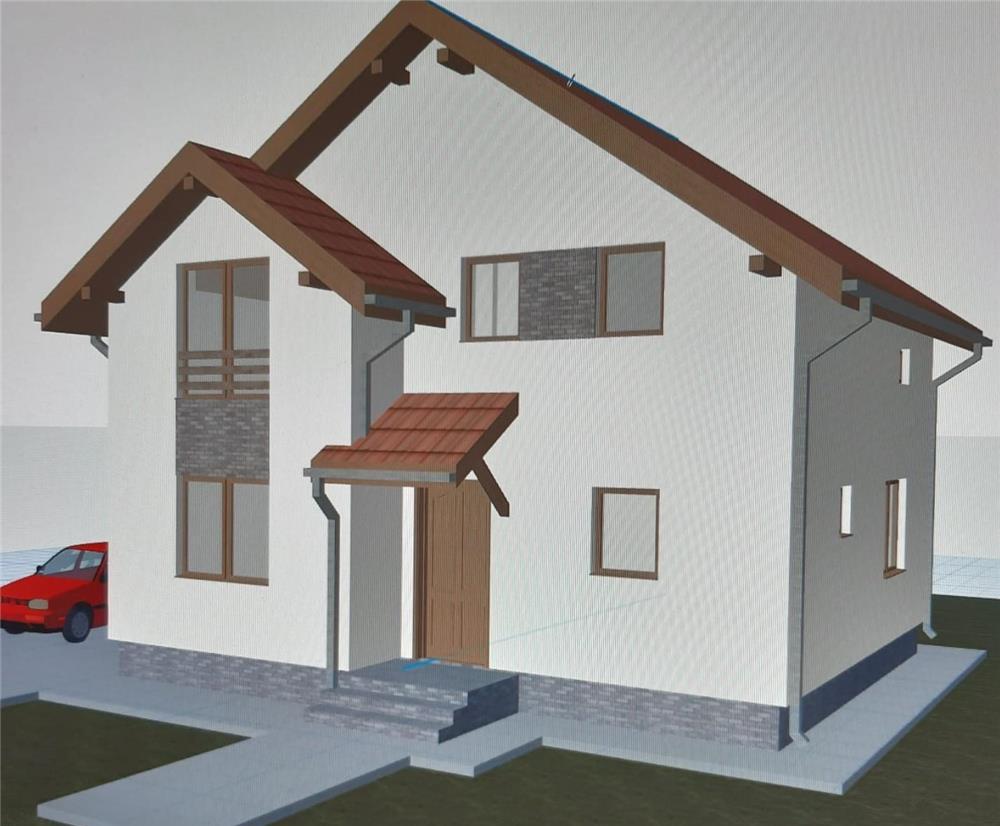 Vand casa individuala 4 camere  Sanandrei 137mp , vatra satului
