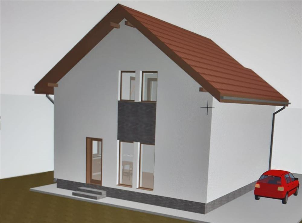 Vand casa individuala 4 camere  Sanandrei 137mp , vatra satului
