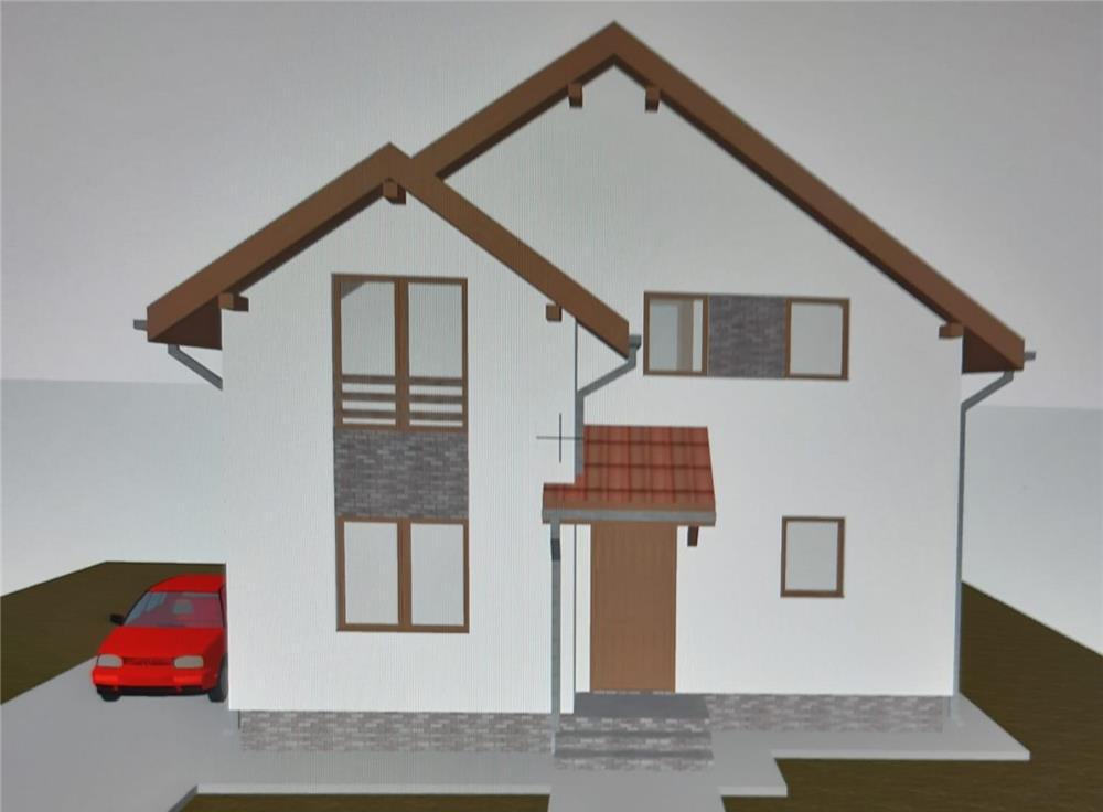 Vand casa individuala 4 camere  Sanandrei 137mp , vatra satului