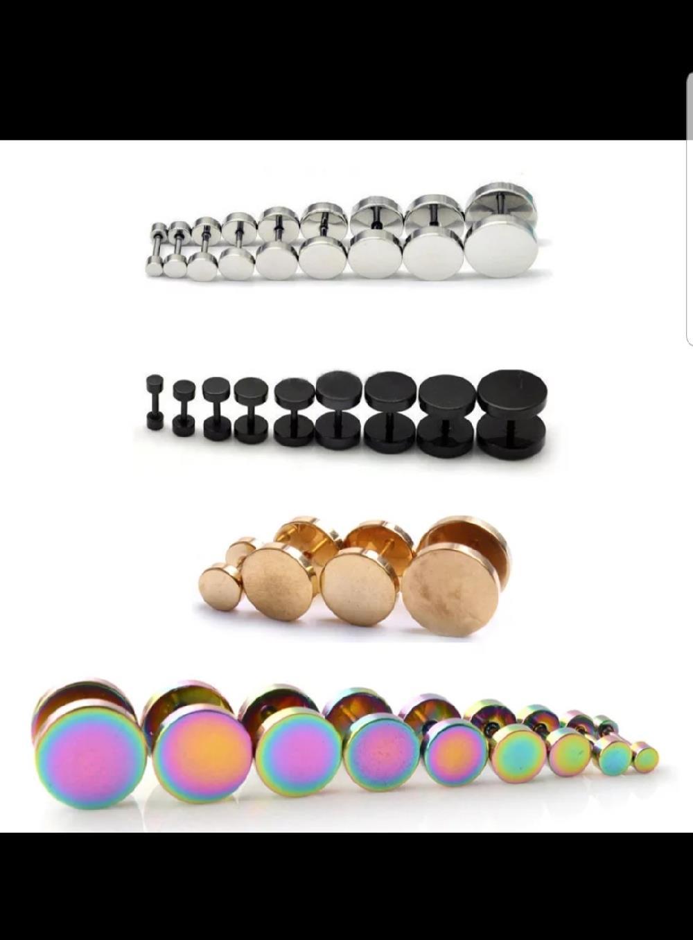 Vând cercei UNISEX tip BARBELL diferite dimensiuni