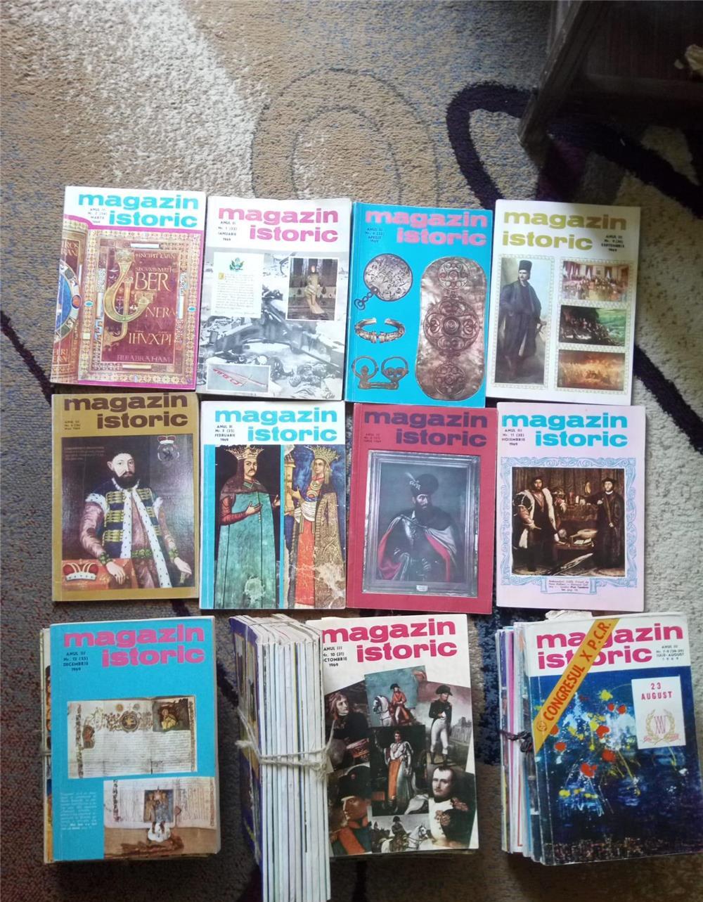 Vand colectie de Carti Magazin Istoric 1969 60buc.