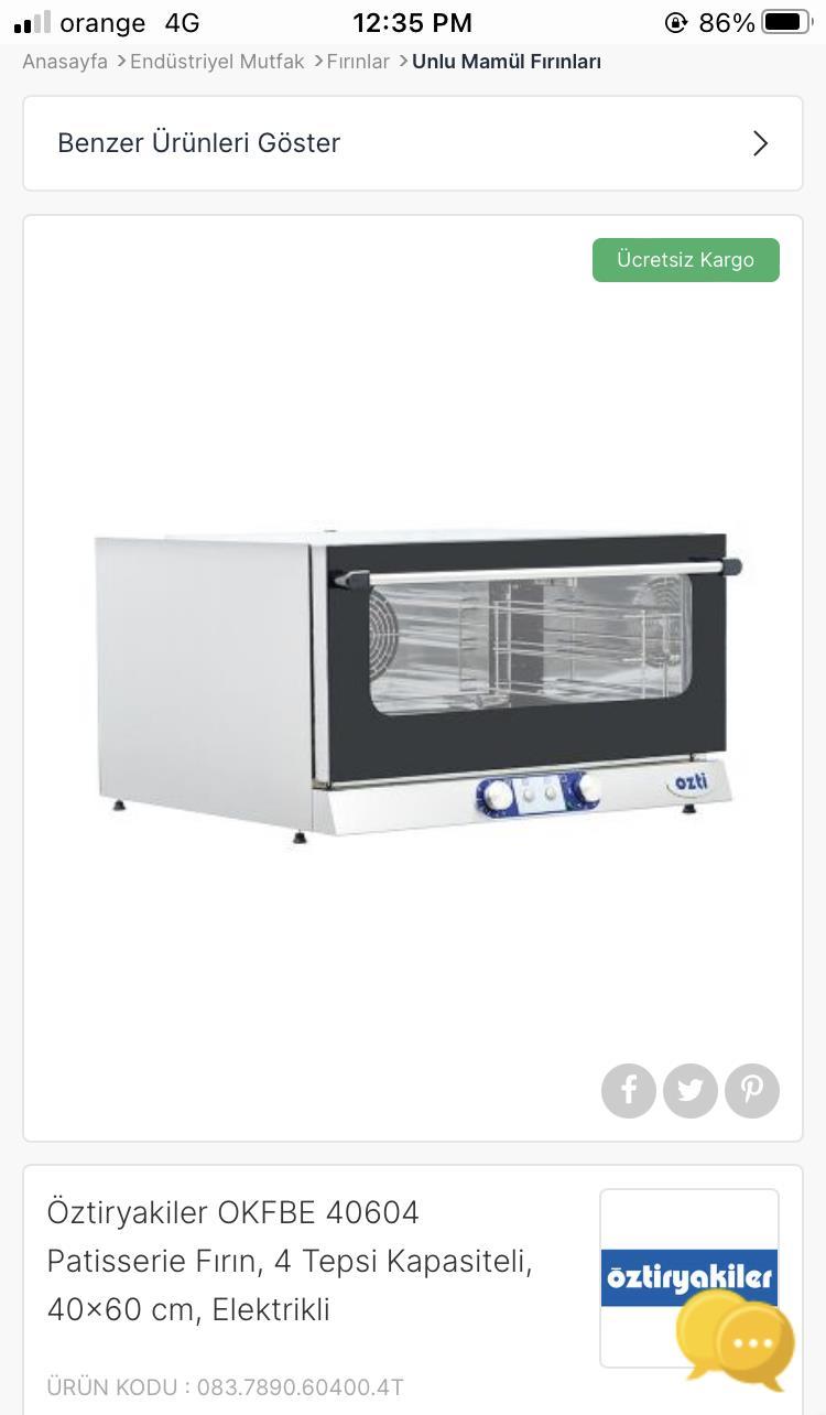 Vand cuptor patiserie cu convectie