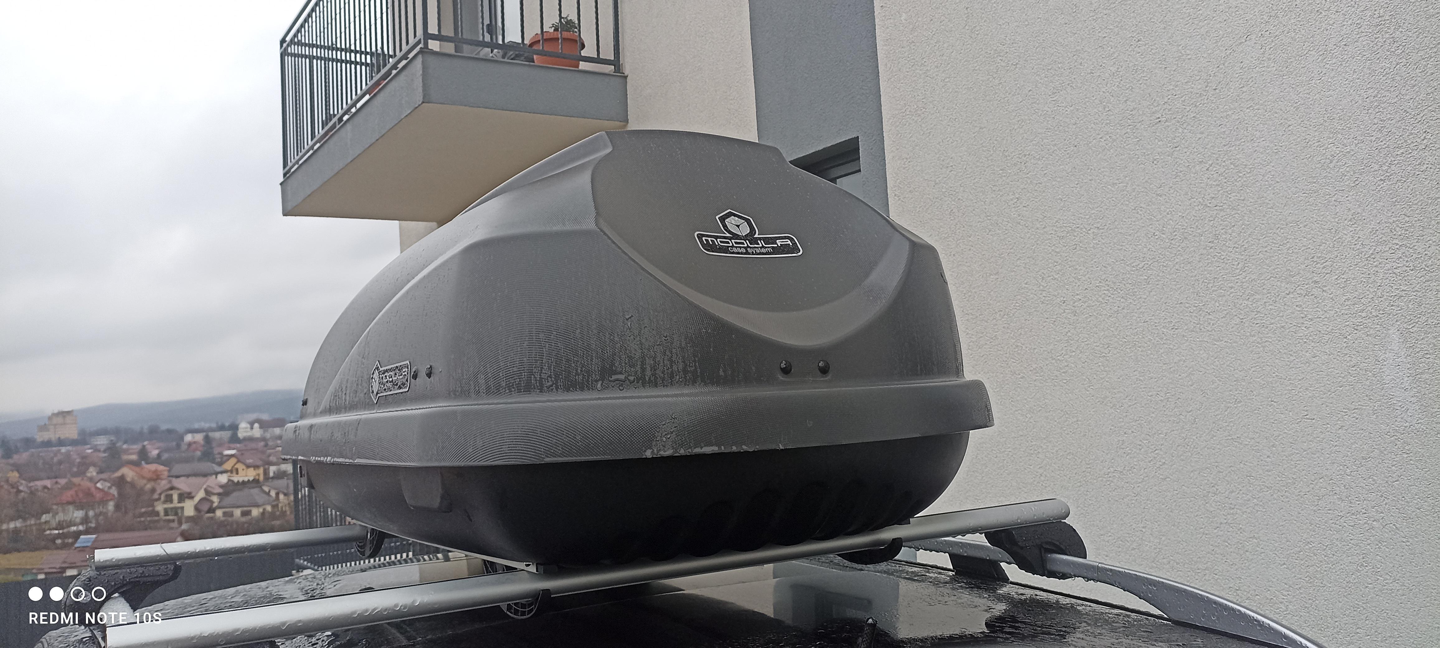 Vând Cutie Portbagaj Auto Modula Travel 370L – Gri Mat