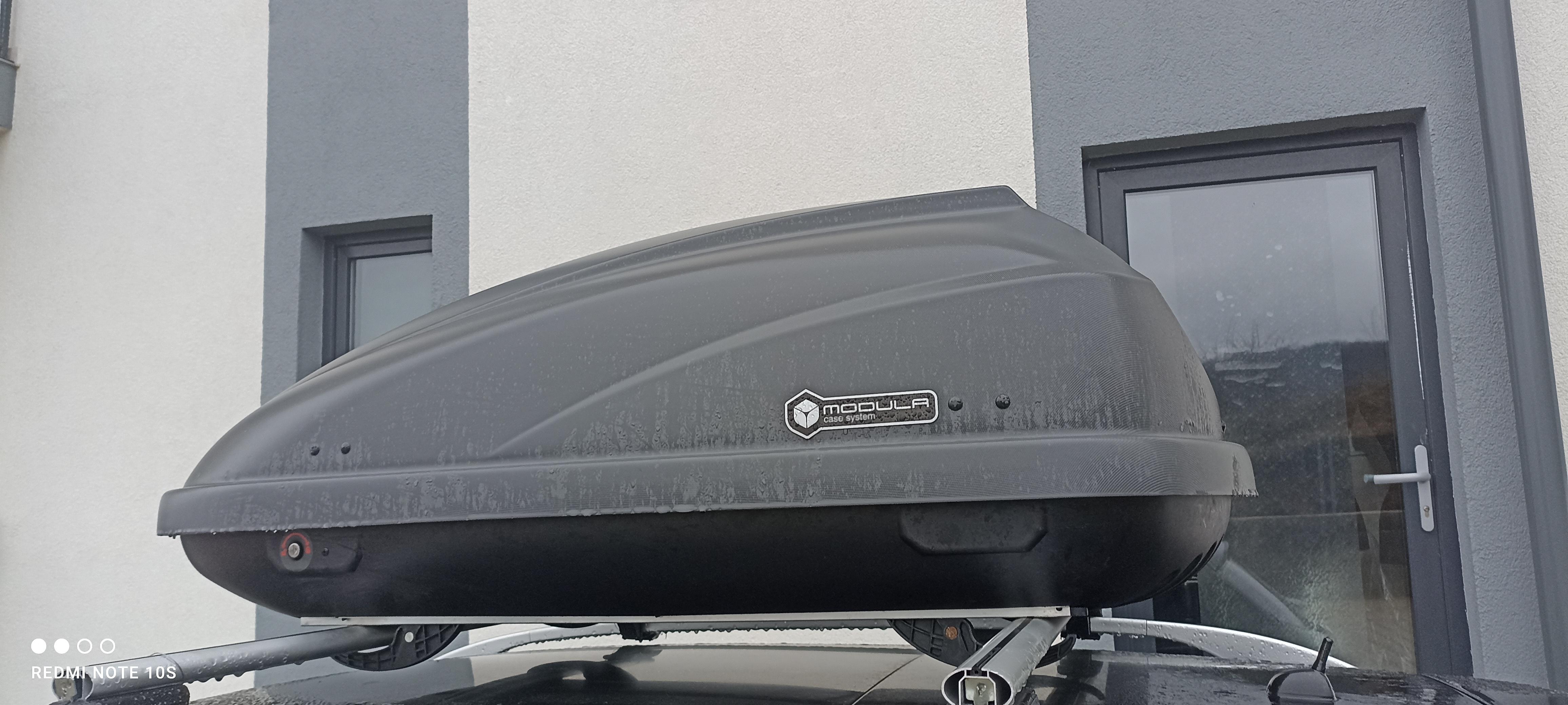 Vând Cutie Portbagaj Auto Modula Travel 370L – Gri Mat