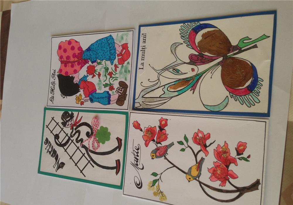 Vand en gros martisoare si felicitari hand made