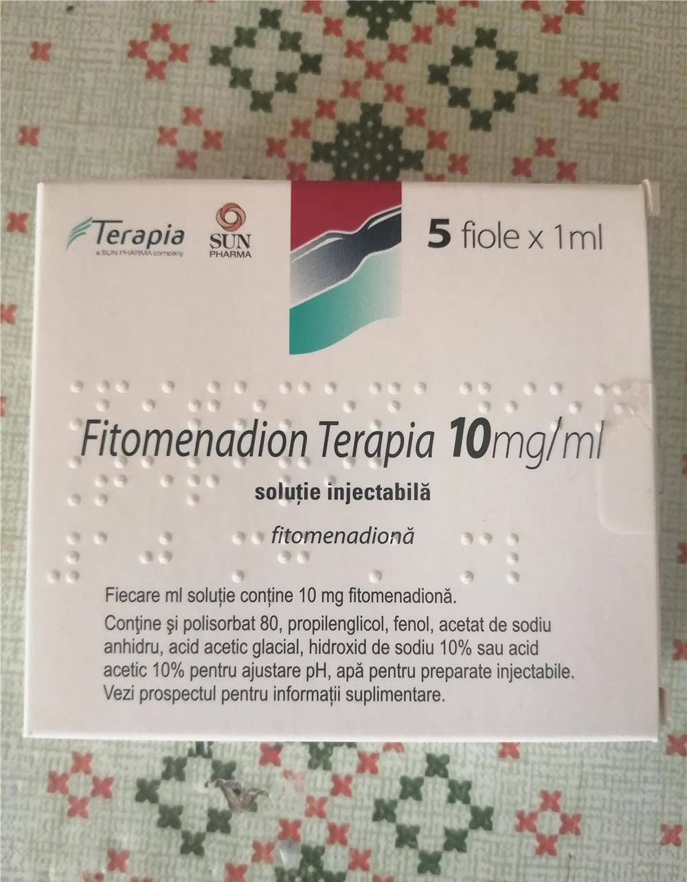 Vând Fitomenadion fiole si Etamsilat fiole
