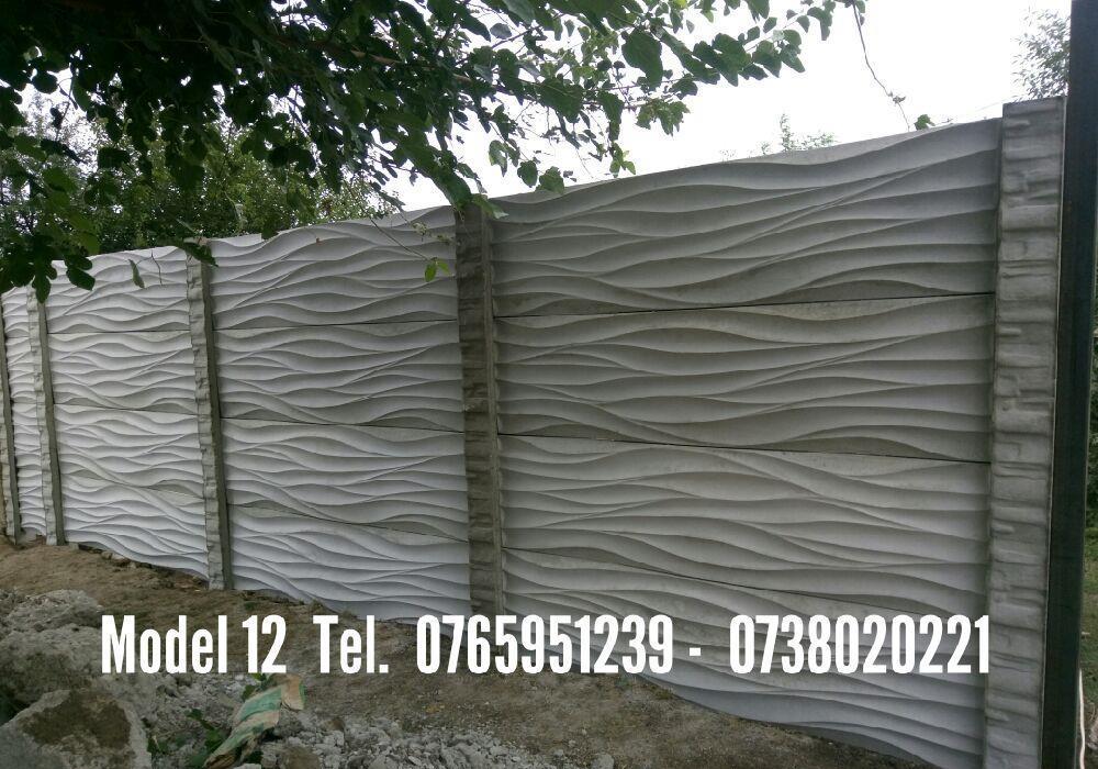 Vand garduri din beton diferite modele si inaltimi! Calitate garantata! Asigur transport si montaj!!