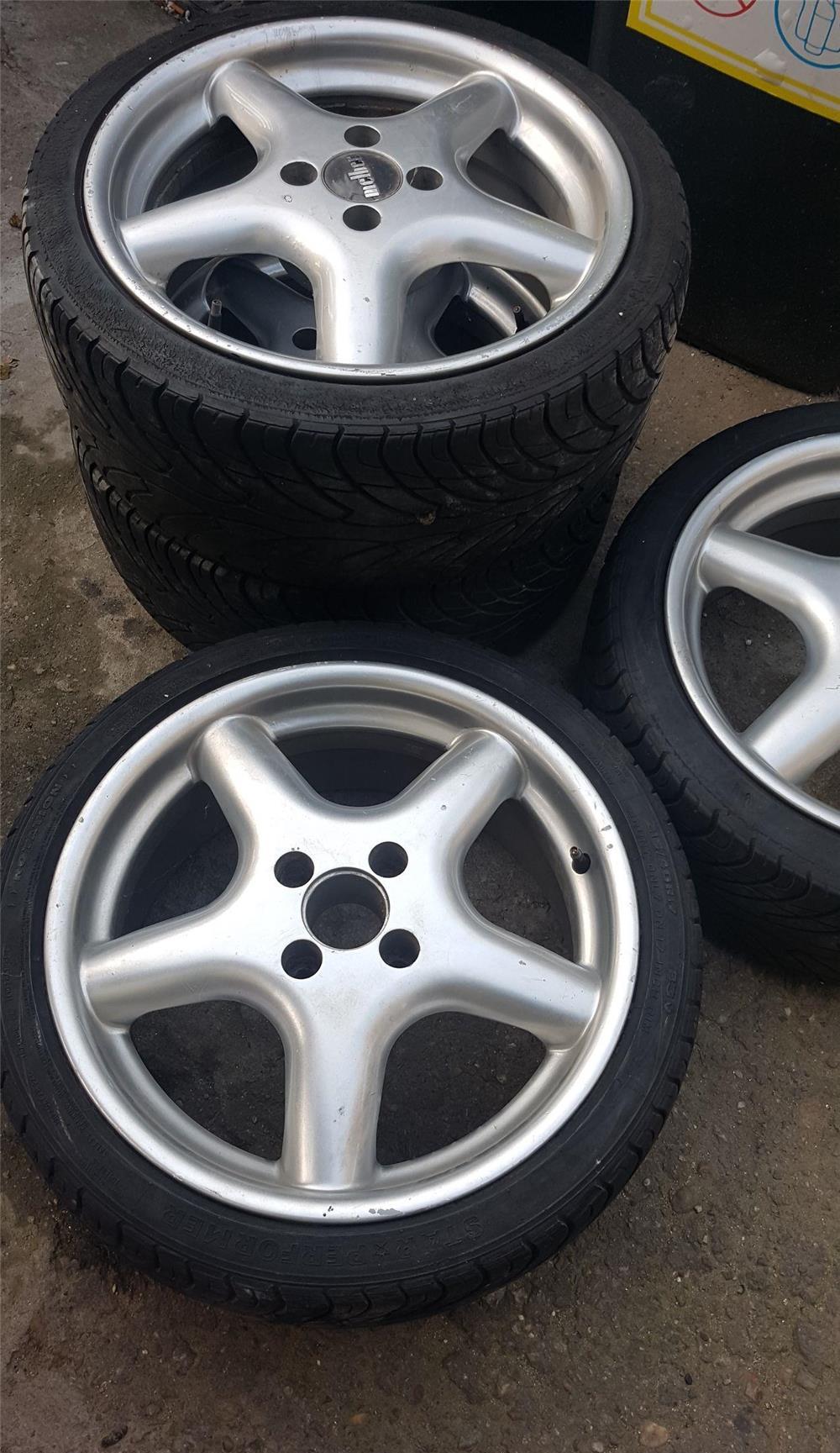 VAND jante aliaj  pe  17    215*40 R17   CU TOT CU CAUCIUCURI   MELBER MADE IN ITALY  ET 35