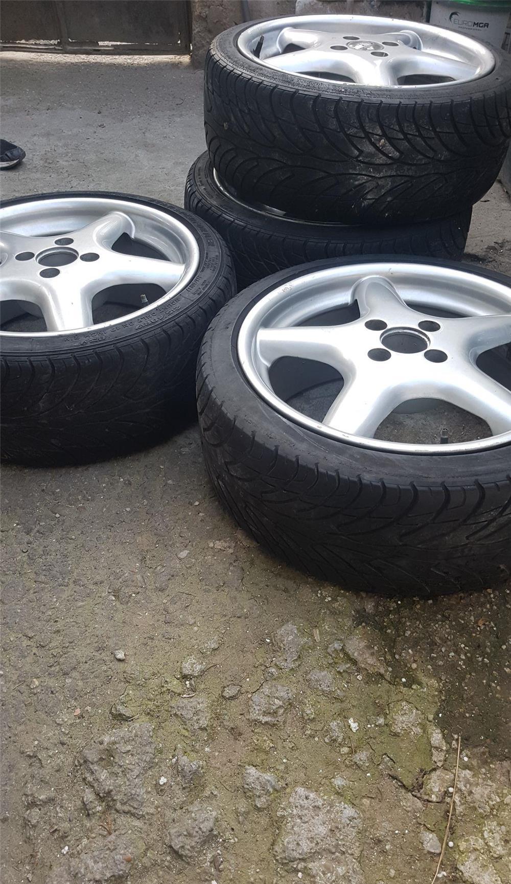 VAND jante aliaj  pe  17    215*40 R17   CU TOT CU CAUCIUCURI   MELBER MADE IN ITALY  ET 35