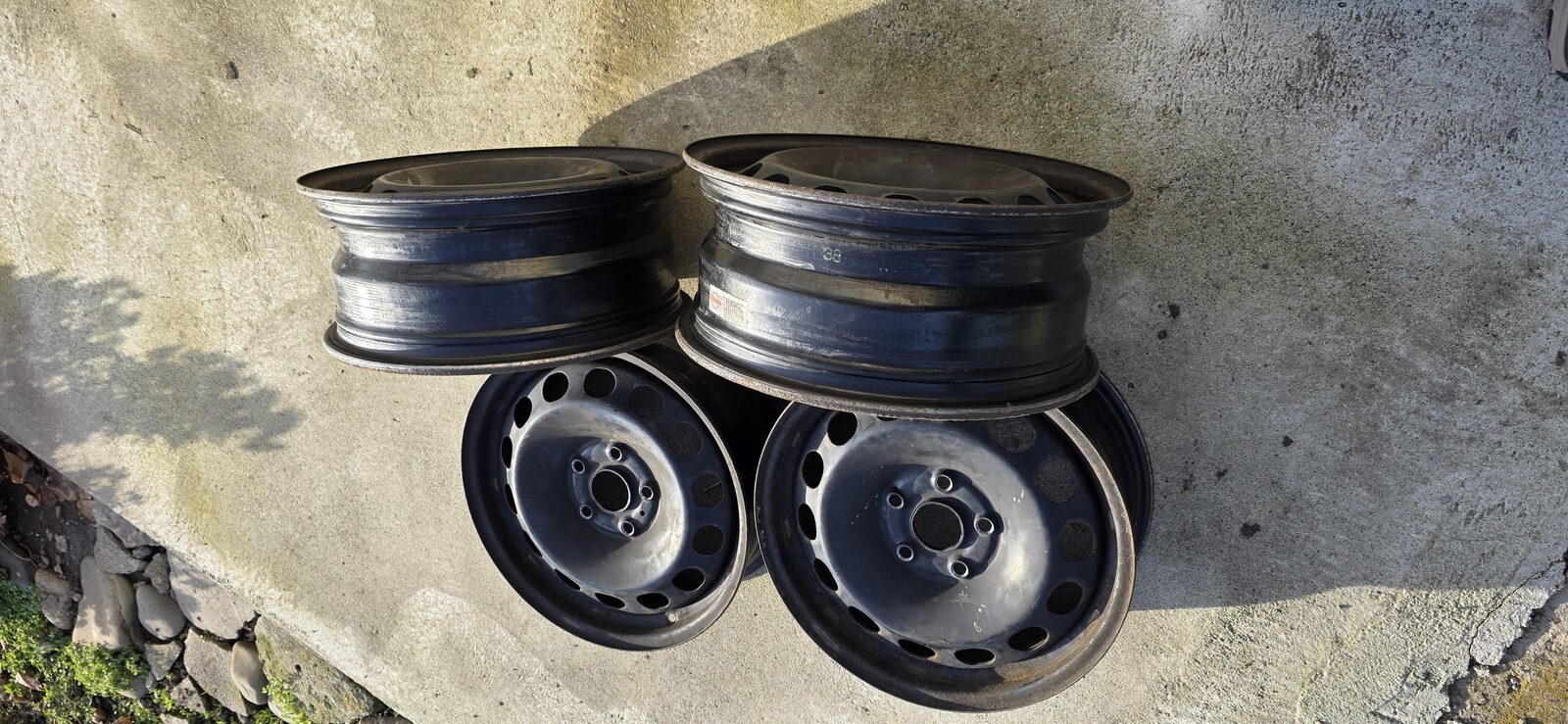 Vând jante oțel 5x112,16 inch Volkswagen SKODA Seat Audi