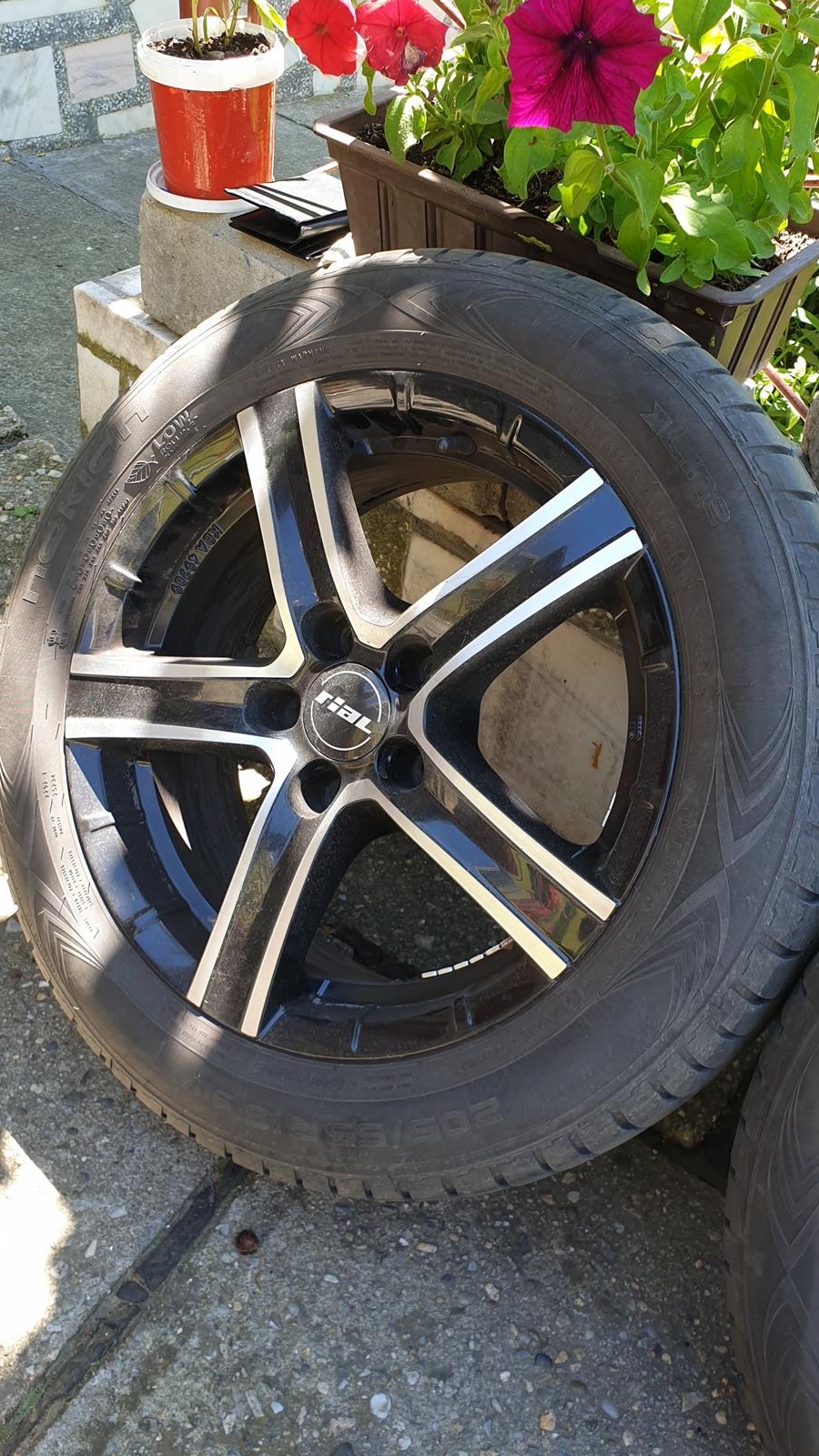 Vand jante Rial cu anvelope Nokian 205/55/R16