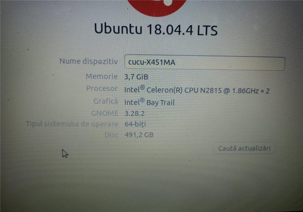 Vand laptop Asus R411M, Intel 1,86 MHz, hdd 500 GB, HDMI, camera web