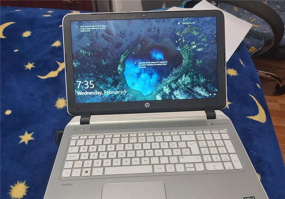 Vand laptop model HP