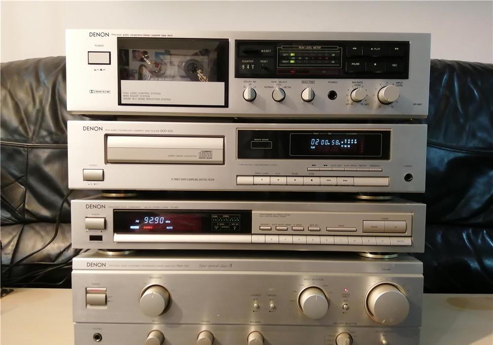 Vand linie DENON : PMA-560, DCD-520, DR-M07 si TU-660.