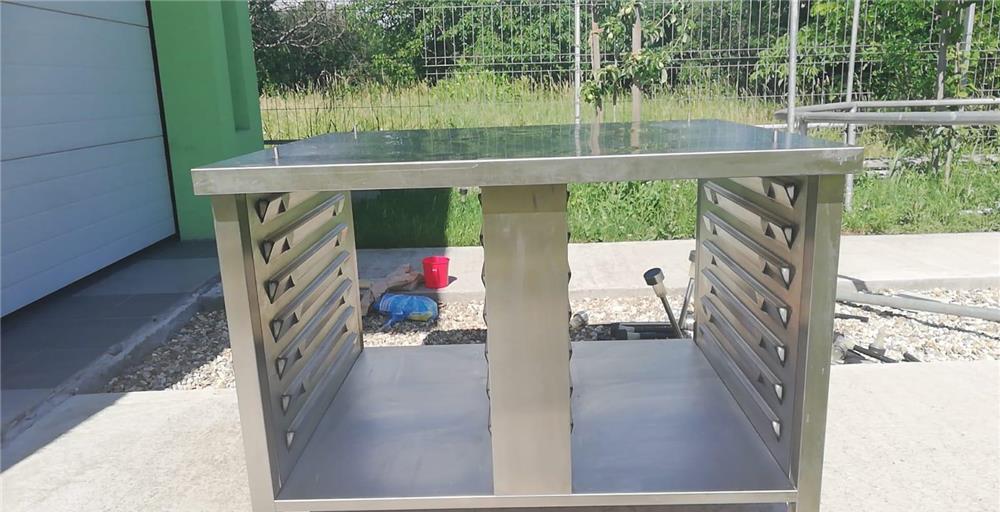 Vand masa din inox alimentar pentru fast food / street food / rulota