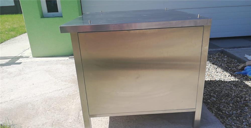 Vand masa din inox alimentar pentru fast food / street food / rulota