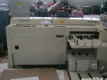 Vand masina brosat carti semiautomata Bourg Binder 3000 (pana la 500 carti/ora)
