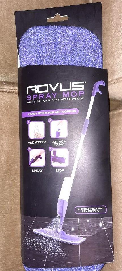 Vand mop Rovus cu pulverizator, nou, cu rezerve