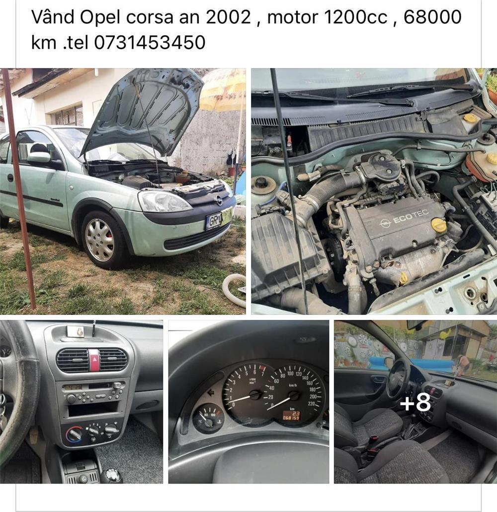 Vând Opel Corsa 2002