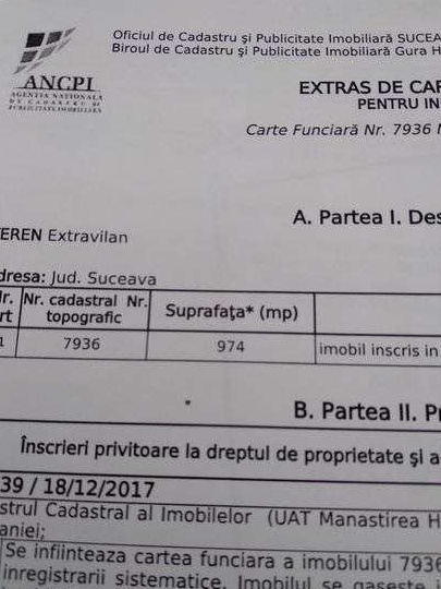 Vând pădure Mănăstirea Humorului