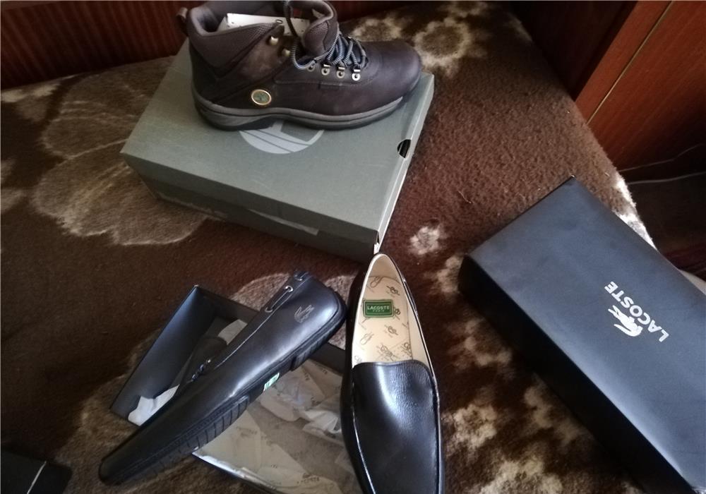 Vand pantofi Lacoste ghete Timberland