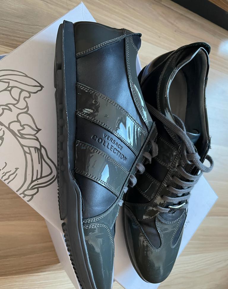 Vand pantofi piele sport noi originali Versace
