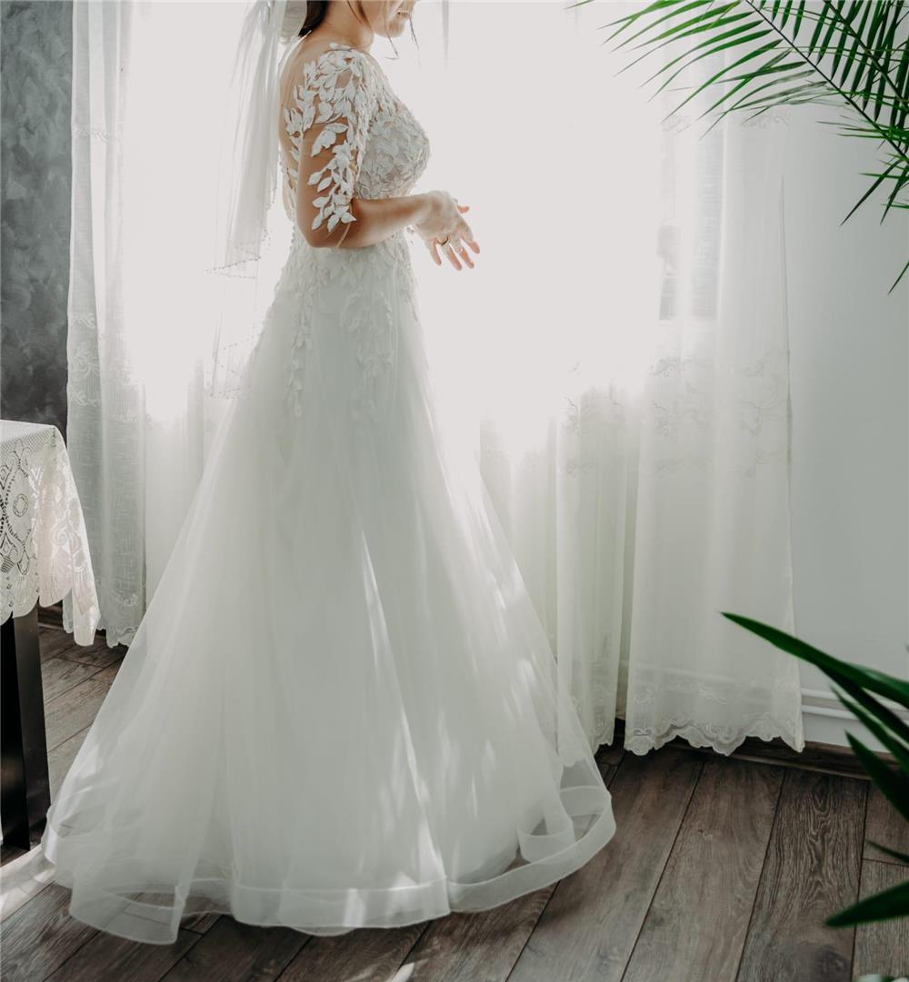 Vand rochie de mireasa model a-Line!