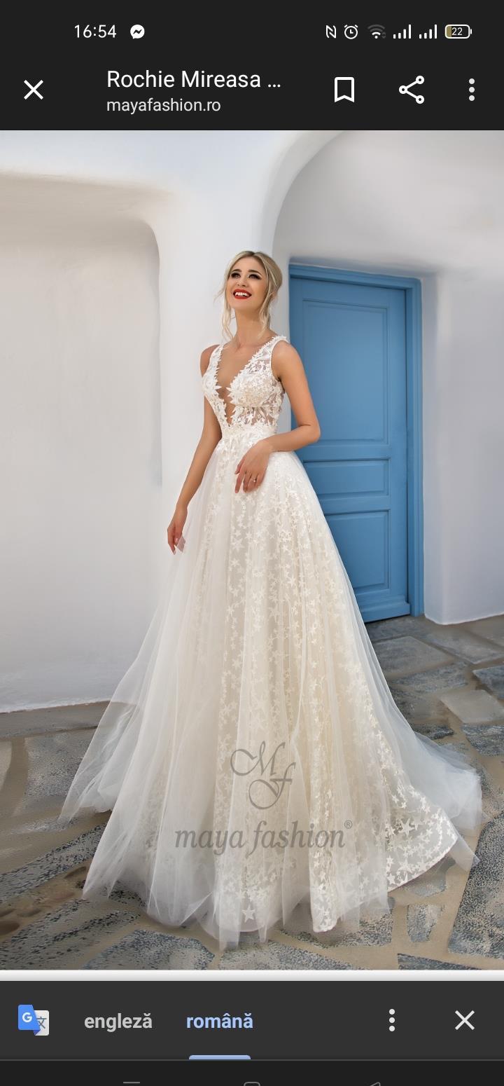 Vând rochie de mireasa model excepțional