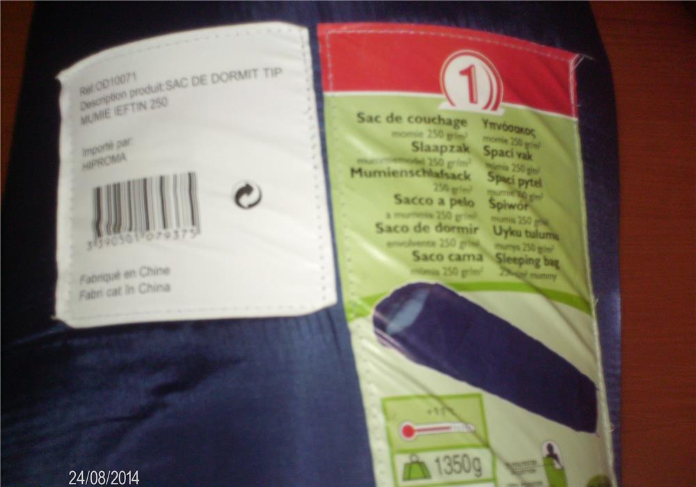 Vand sac  de dormit