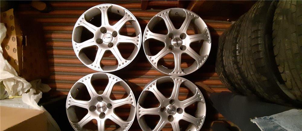 VAND set 4 JANTE  perfecta stare, RIAL FARO  ALIAJ 17" , 4x108, pentru Peugeot, Citroen.