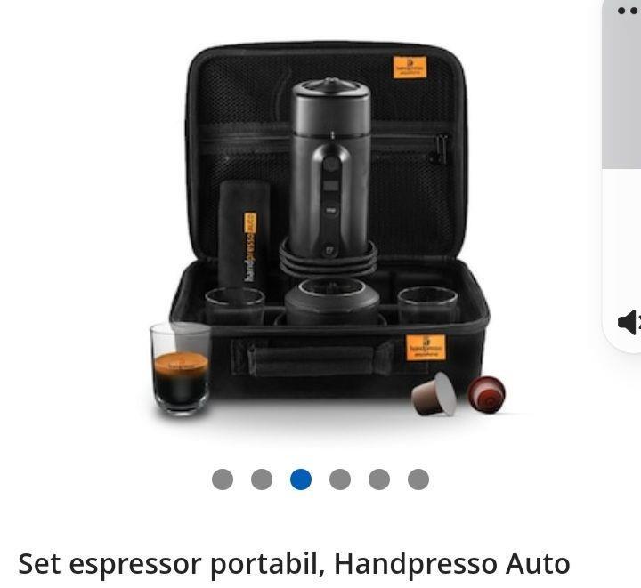 Vând  Set espressor portabil Handpresso
