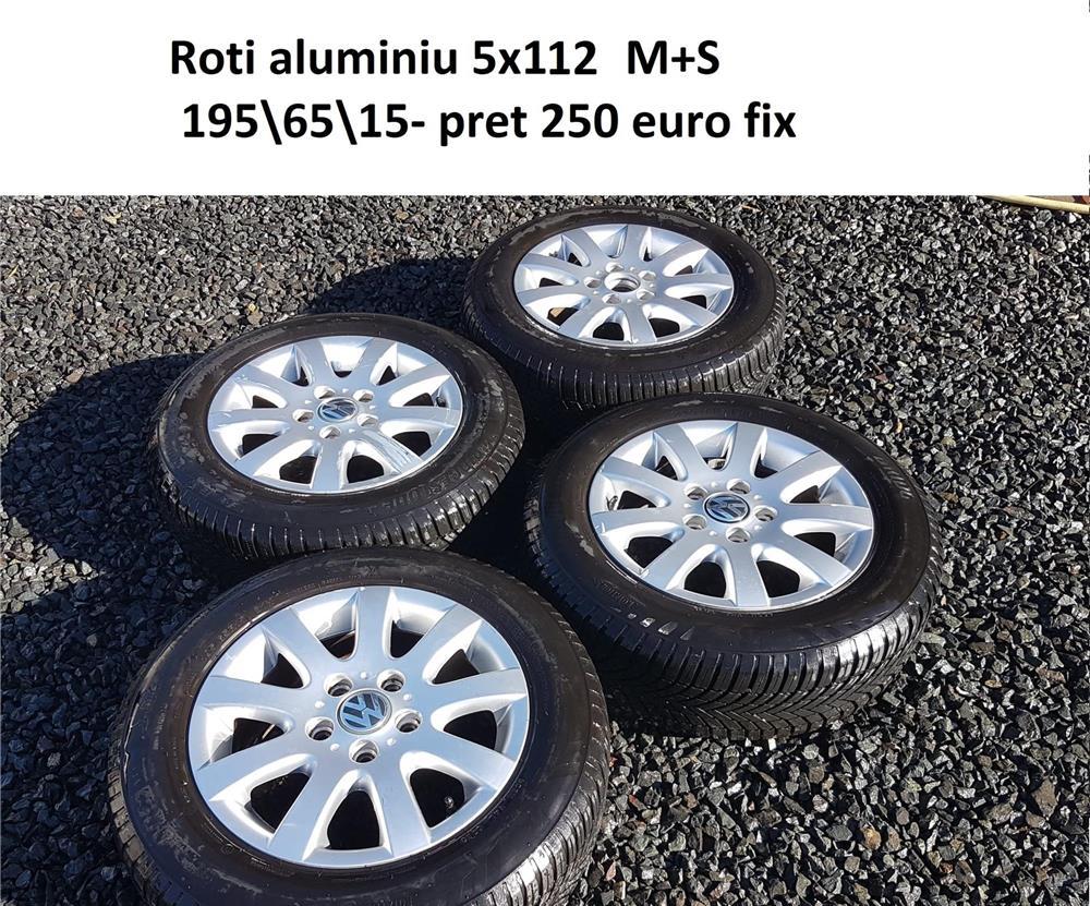 Vand set jante aliuminiu M+S 5x112
