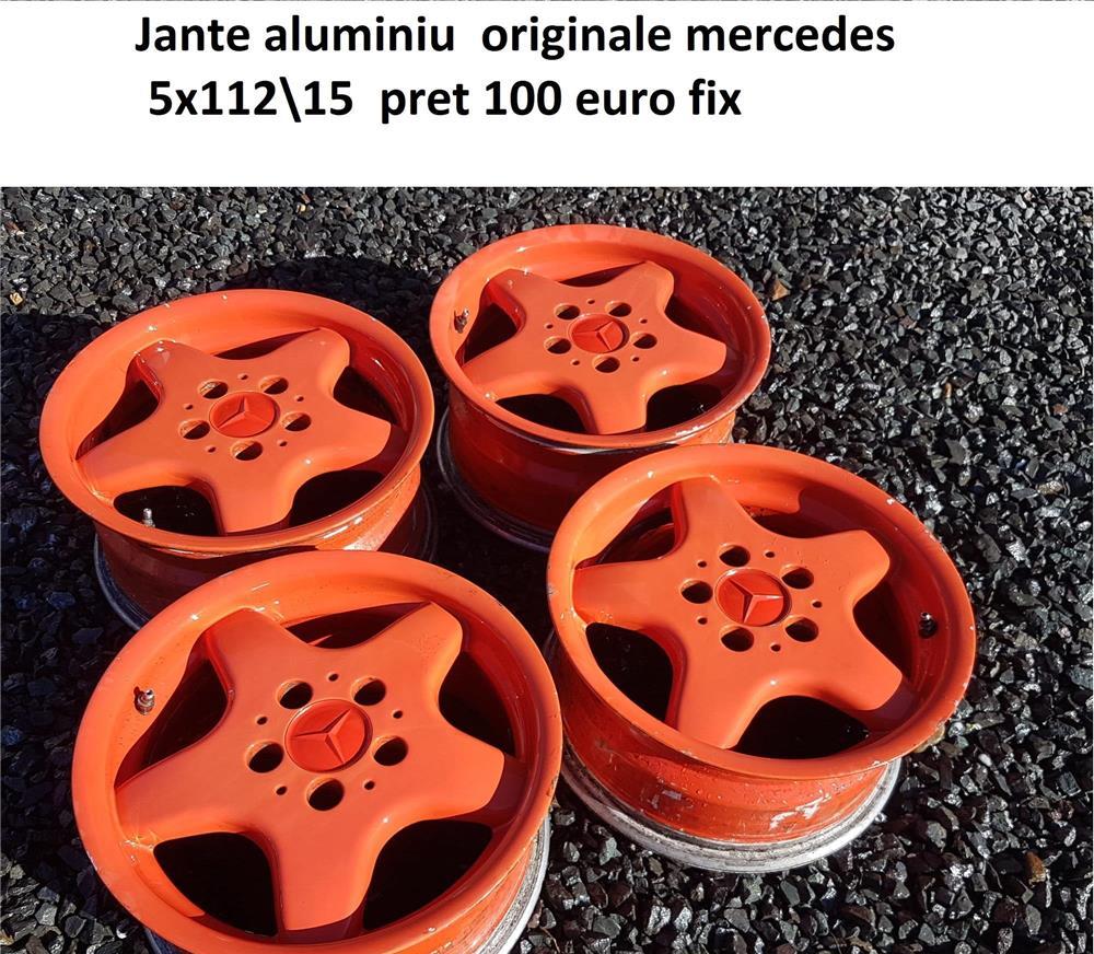 -Vand set jante aluminiu originale Mercedes 5x112\15