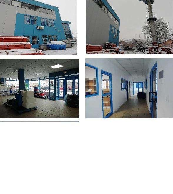 Vand showroom, birouri, depozit S=831 mp teren 2.455 mp