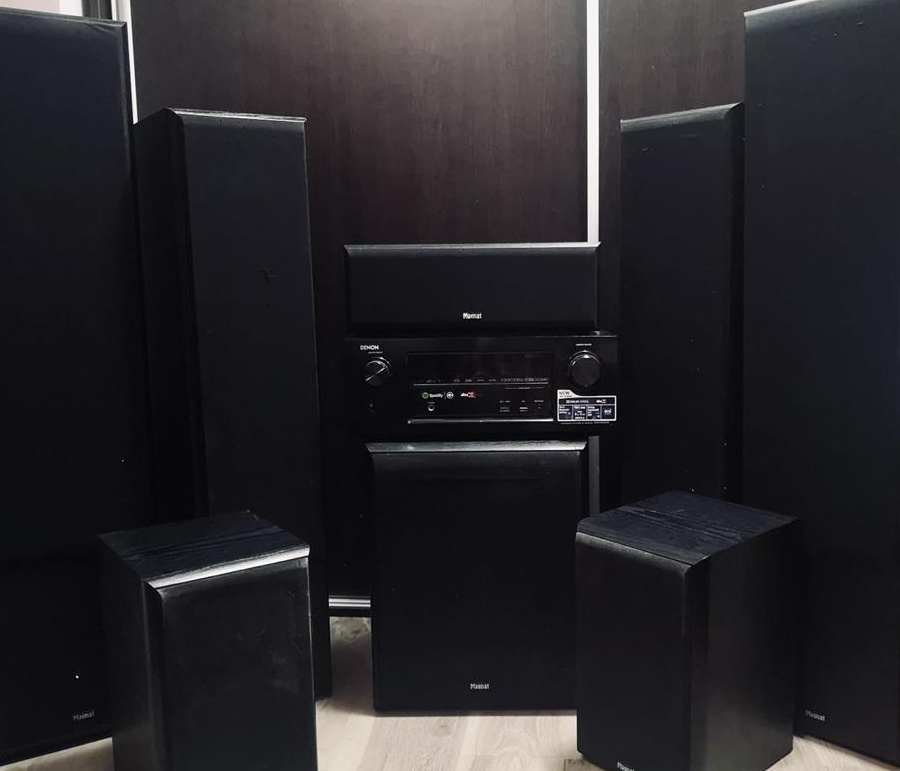 Vând sistem 7.1 Denon cu boxe Magnat