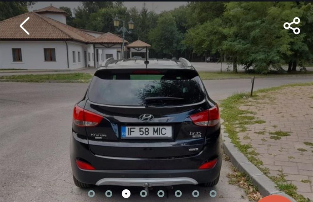 Vând suv hyundai ix35 an fabricație 2014,motor 2000cmc, 184cp,136000km negru, unic proprietar