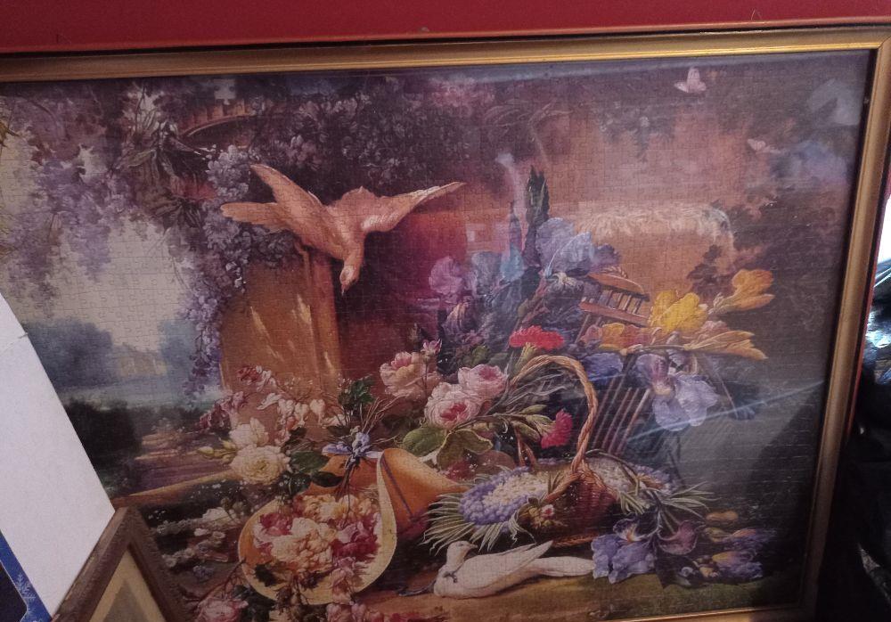 vand tablouri din puzzle înrămate