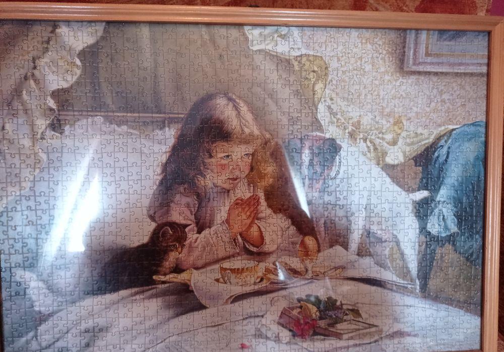 vand tablouri din puzzle înrămate