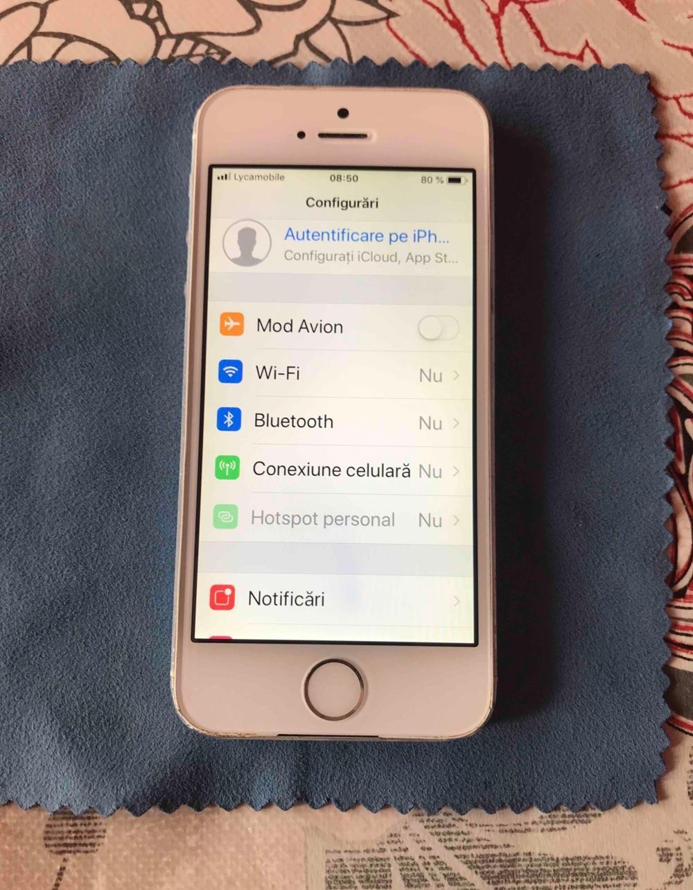 Vand tel iphone 5s liber de retea. 16 gb intern
