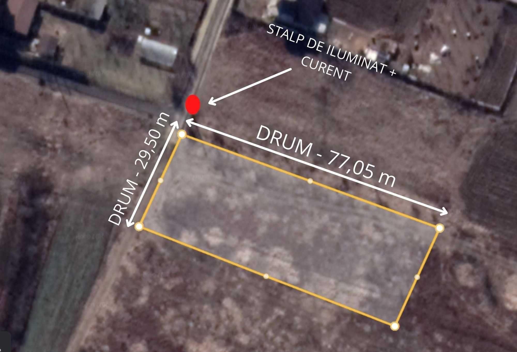 Vand Teren 2300mp, 15 min de Bucuresti, com. Calugareni