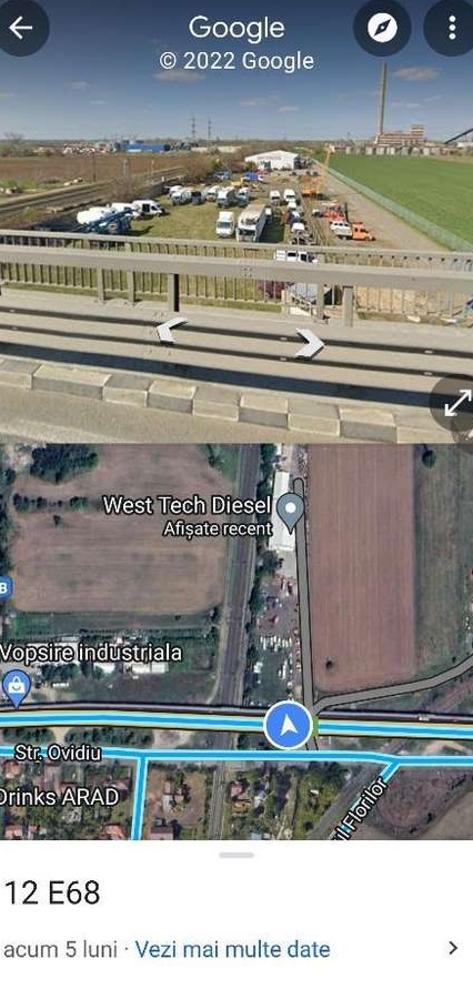 Vand teren centura Arad viaduct CET