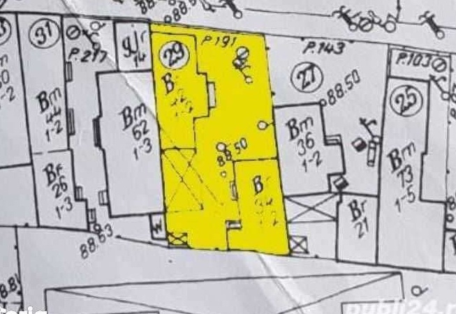 Vand Teren de 194 mp - teren cu case construite in zona Domenii