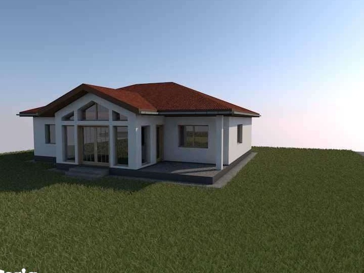 Vand teren in Tureni cu proiect de casa  autorizat