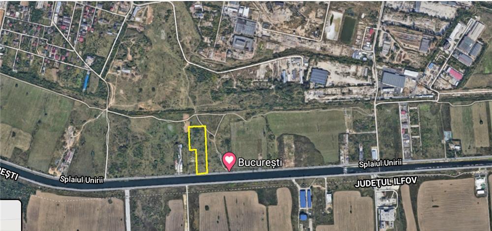 Vand teren intravilan 3630 mp Splaiul Unirii - Bucuresti