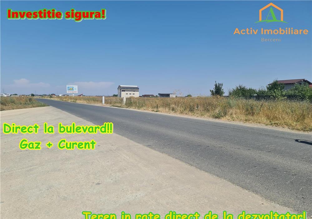 Vand teren intravilan cu gaz si curent la lot in Comuna Berceni