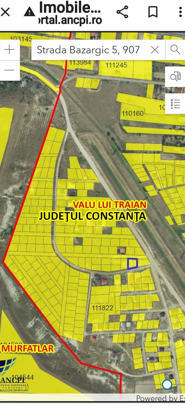 Vând teren intravilan în Valu Lui Traian