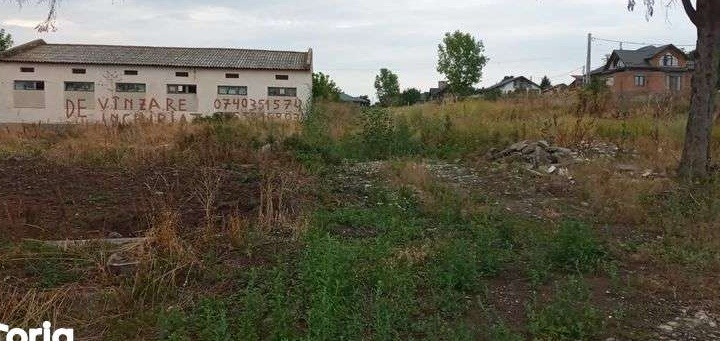 vand teren intravilan si hala industriala